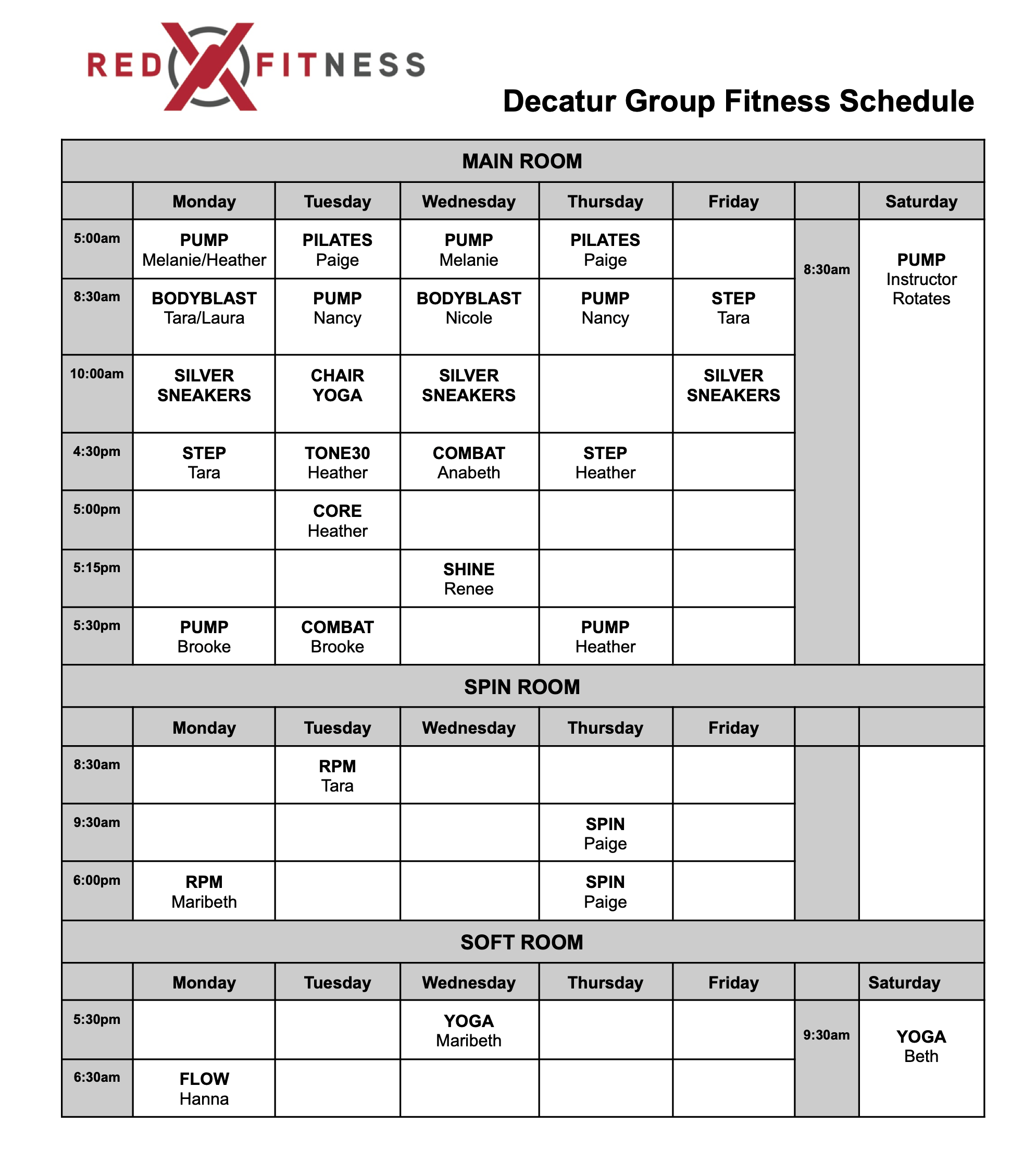 Decatur - RedX Fitness